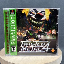 PlayStation 1 - Twisted Metal 4 [Greatest Hits] - Complete - Refurbished, Excell