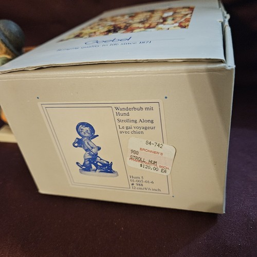 Goebel W. Germany 11/0 #988 Merry Wanderer 4 3/4 " TMK 6 W/ Box - Picture 7 of 7