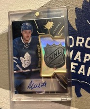 2016 SPX #EB-WN William Nylander EXTREME BLACK HOLO SHIELD AUTO RC ROOKIE Leafs