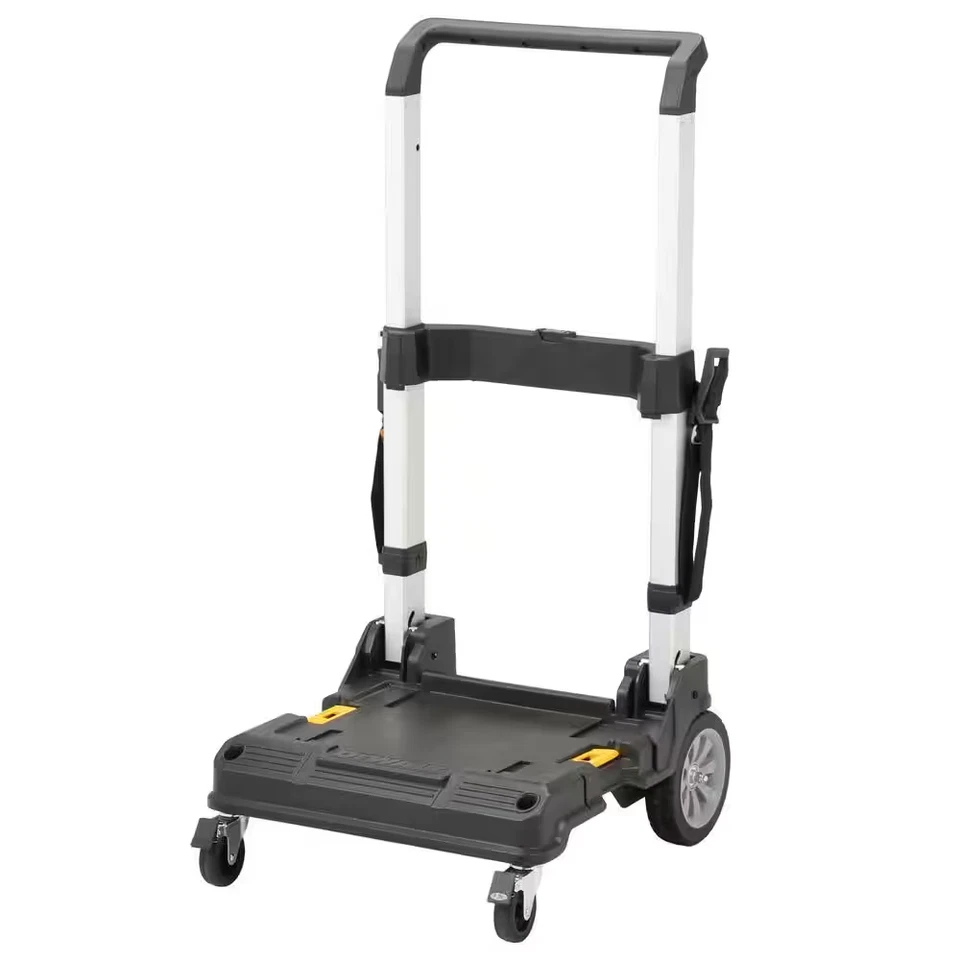 TSTAK Stackable Utility Cart Trolley and TSTAK VI 17 In. Stackable Deep Tool Sto - Image 2 of 4