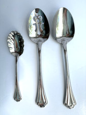 3 PC Reed & Barton Country French Serving Spo...