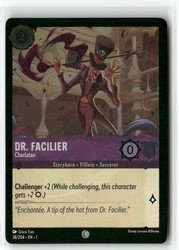 Dr. Facilier - Charlatan 38/204 Cold Foil - The First Chapter
