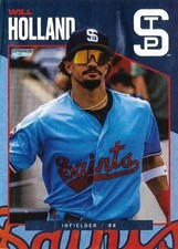 WILL HOLLAND 2025 Choice St. Paul Saints #NNO Auburn Tigers Twins 🔥