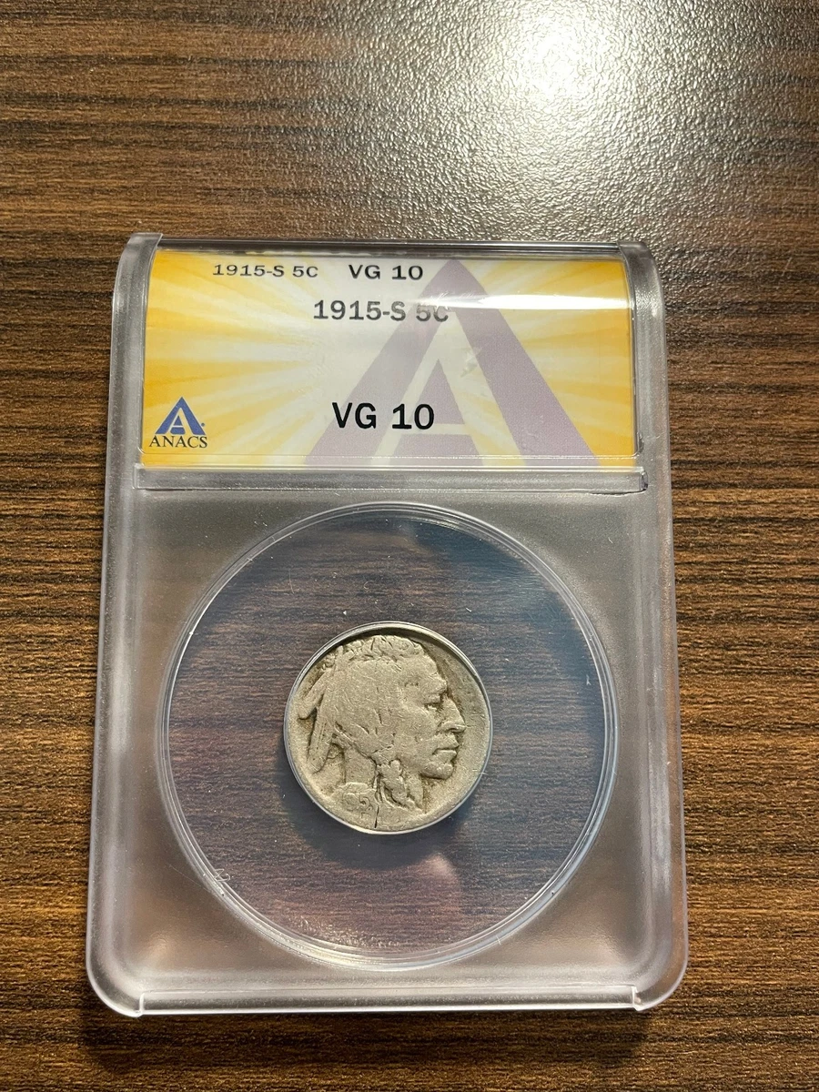 バッファロー5セント　希少年号　1915-S 1915-s-buffalo-nickel.webp