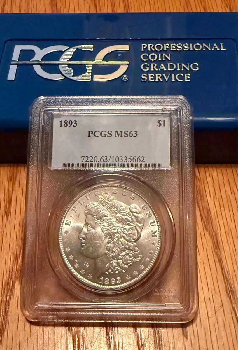 ★PCGS 【 MS63 】『 超ハイグレード』ラスターがかなりきれいです MS 63 Graded 1893 Year Morgan US Dollars (1878-1921) for sale | eBay
