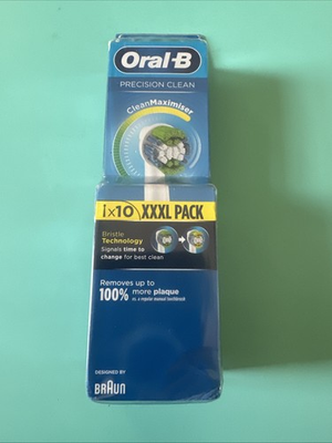 #ad #ad Oral B Precision Clean Electric Toothbrush Heads 10 pack XXXL $19.95