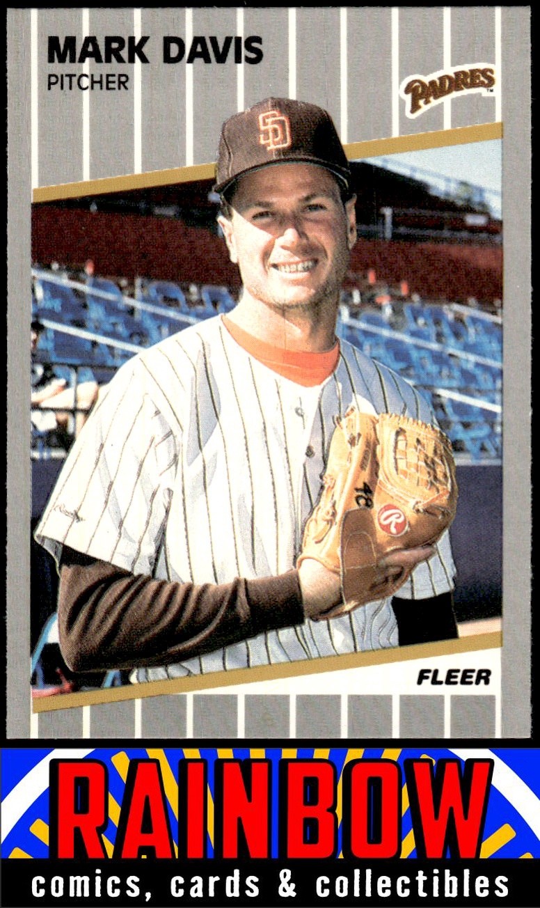 1989 Fleer #303 Mark Davis San Diego Padres