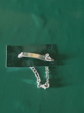 925 Silver Baby Id Bracelet