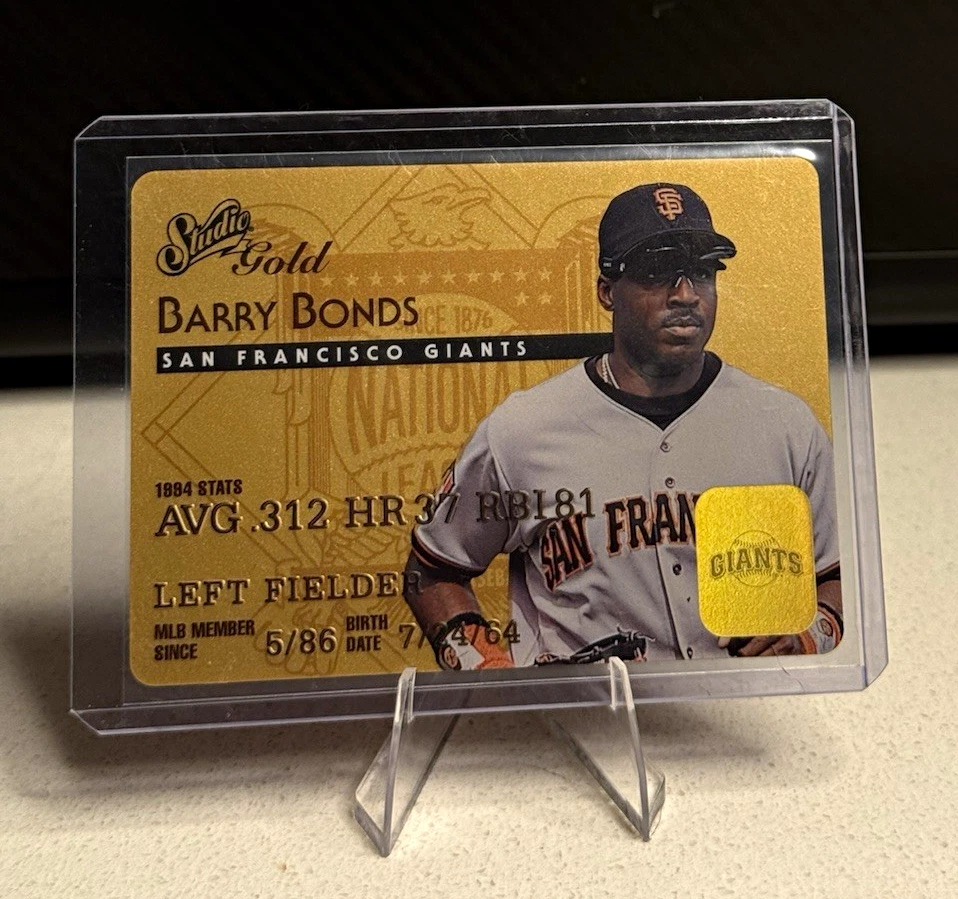 Major Leagues Barry Bonds (MLB) Baseball Autographed Sports