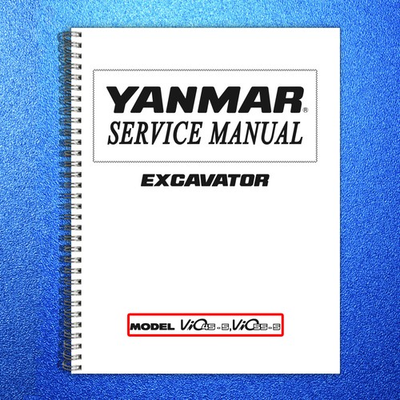 #ad YANMAR ViO45 5 ViO55 5 Excavator Service Manual BOUND COVERS XL FOLDOUTS $80.75