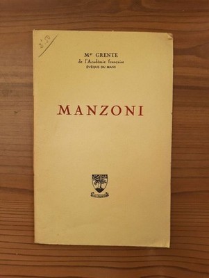 Mgr Grente - Manzoni / Beauchesne et Ses Fils  1938