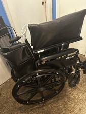 Drive Sentra EC Bariatric Heavy Duty Wheelchair W/24  Seat Width  Footrests