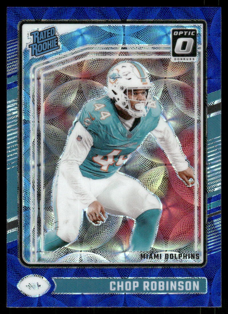 2024 Donruss Optic Blue Scope #219 Chop Robinson RR - FB