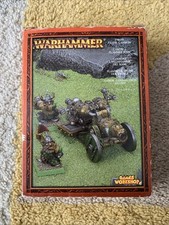 Warhammer Fantasy Dwarf Flame Cannon Metal - Opened But New Inside