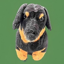 Melissa and Doug Dachshund Wiener Dog Plush Realistic 15  Stuffed Toy Lifelike