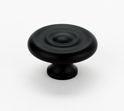 Alno A817-14-MB 1 1/4'' Knob Matte Black