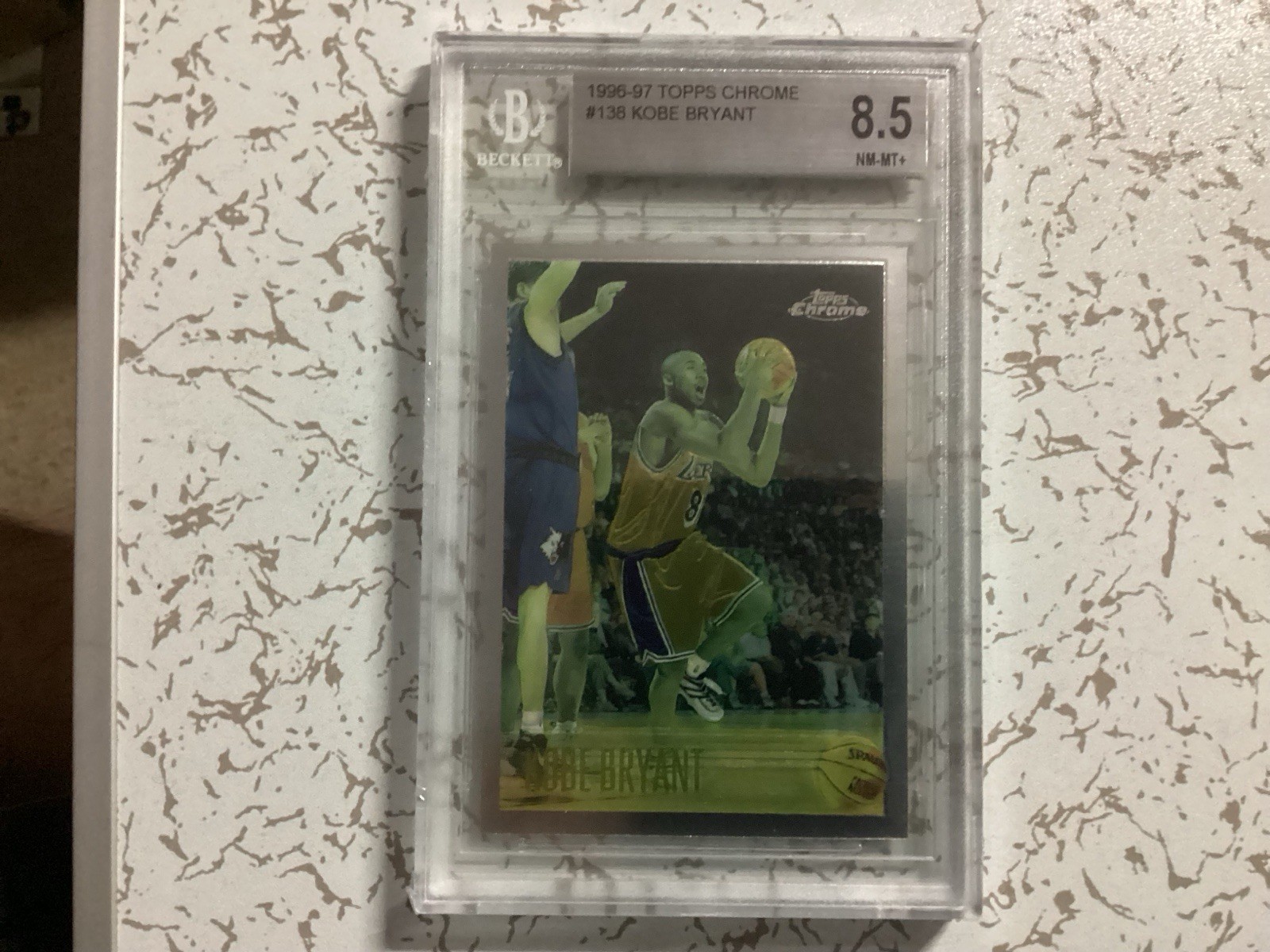 KOBE BRYANT BGS 8.5 1996-97 TOPPS CHROME #138 ROOKIE LAKERS RC HOF 4897