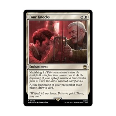WotC Universes Beyond: Doctor Who Four Knocks (R) (Foil) NM