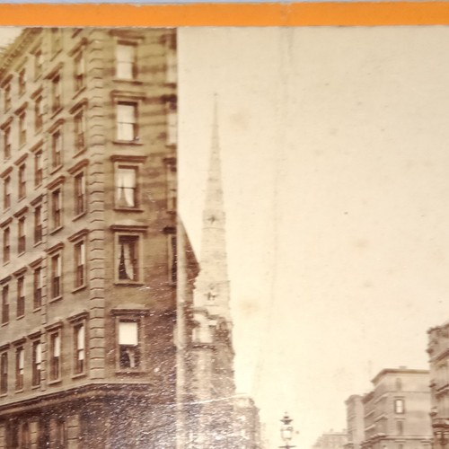 New York Broadway 5th Av. Windsor Hotel Stéréo Albumen circa 1873 - Picture 11 of 11