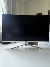 Gawfolk 27" Curved Gaming Monitor – 280Hz | 1ms | Full HD | FreeSync | White