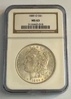 1885 O Morgan Silver Dollar $1 - NGC MS 63