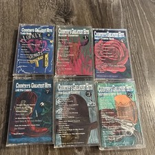 Country's Greatest Hits, Vol.1-2-3-4-7-8 cassette lot of 6
