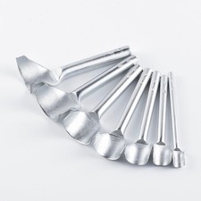 7Pcs Leather Craft Tools Precision Arc-Shaped Half Round Punch Set Edge Cut...