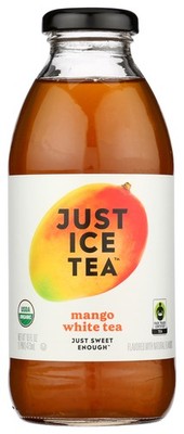 Just Ice Tea Mango White 16 Fl Oz Iced