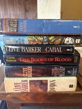 Clive Barker Lot of 6 Hardcover Books 1st Editions Good Condition