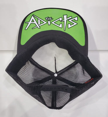 Classic Rock 60s 70s Punk Adicts White Mask Triple Print Trucker Adjust