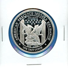 APMEX American Eagle .999 Fine Silver 1oz Round Bullion #90 Semi Proof Like Coin