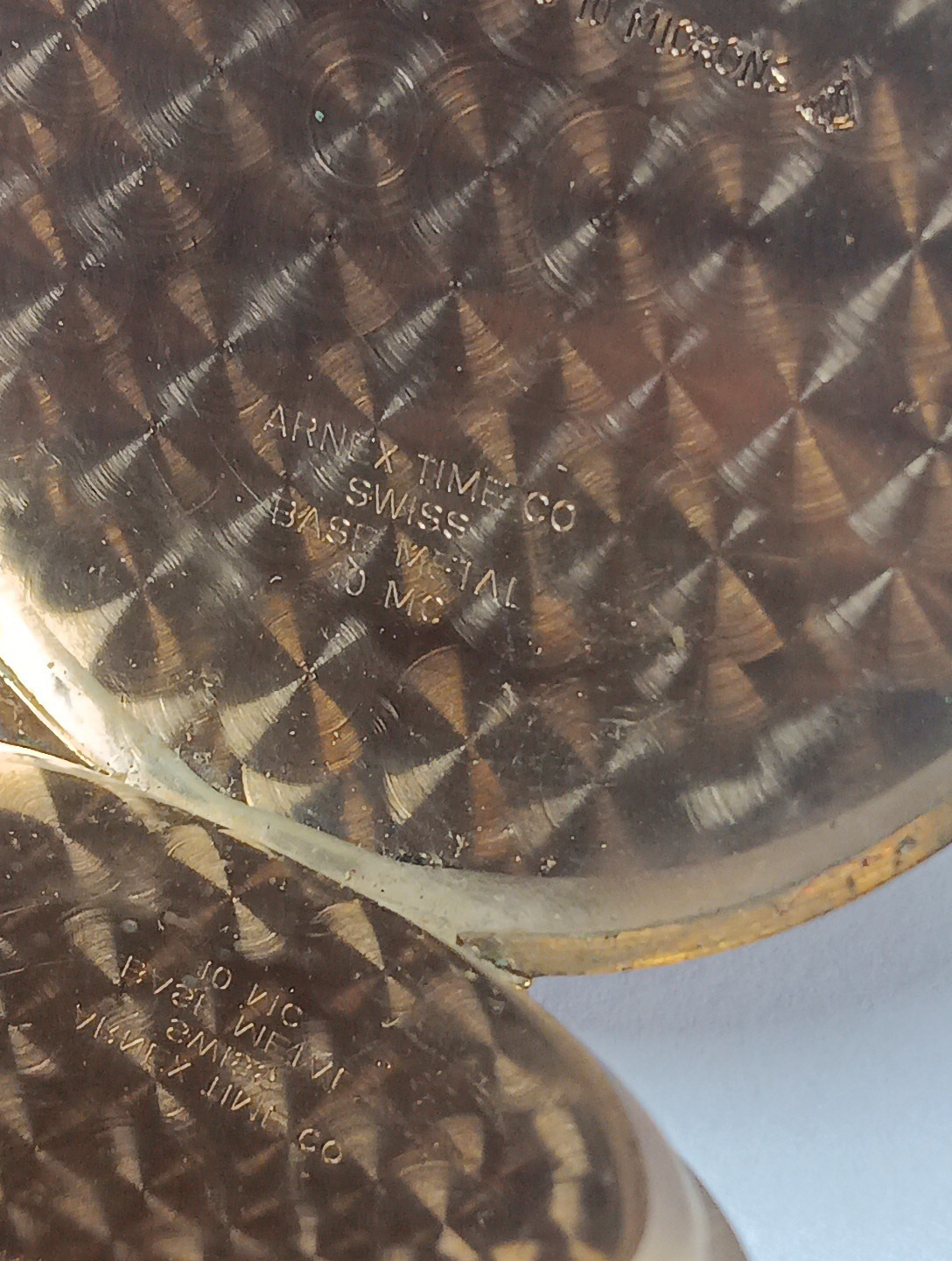 Vintage Arnex 17 Jewel Incabloc Mechanical Pocket Watch Working