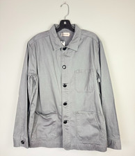 Taylor Stitch Ojai French Chore Coat Mens Size 42 Large Gray Cotton Workwear