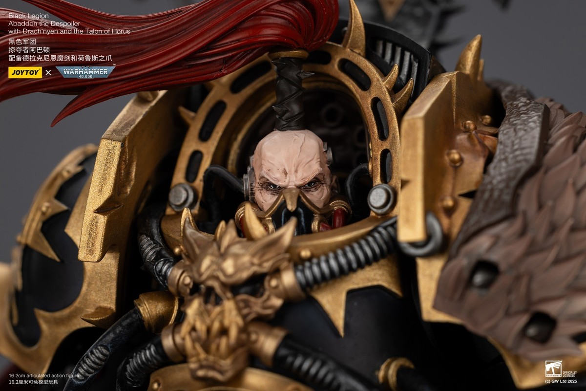 JOYTOY Warhammer 40 1/18 Action Figure Black Legion Abaddon the