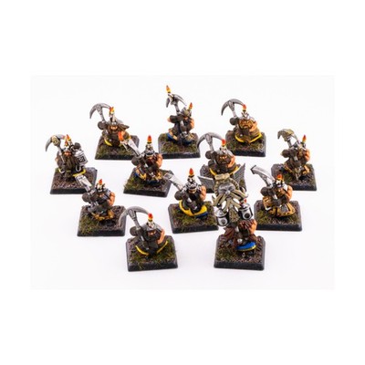 GW WHF Dwarfs Plastic Dwarf Miners Collection #22 NM