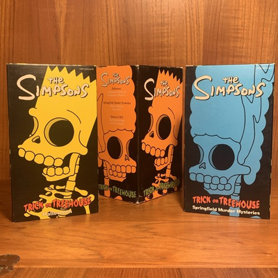 #ad The Simpsons Trick or Treehouse VHS Halloween amp; Springfield Murder Mysteries $24.00