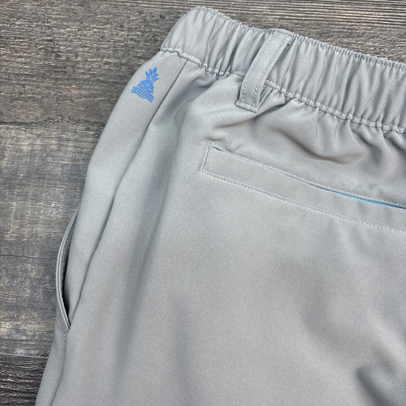 Chubbies Men’s XL Everywear Pant Gray Drawstring Elastic Pockets Stretch