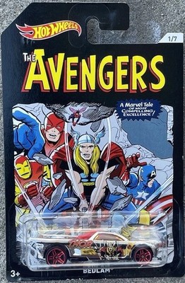 2017 Hot Wheels MARVELS AVENGERS - THOR BEDLAM - CAR Chrome 1/7 New and Unopened