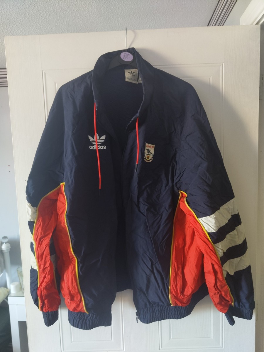ARSENAL ADIDAS Large 1991-1993 RETRO TREFOIL TRACKSUIT JACKET 2019