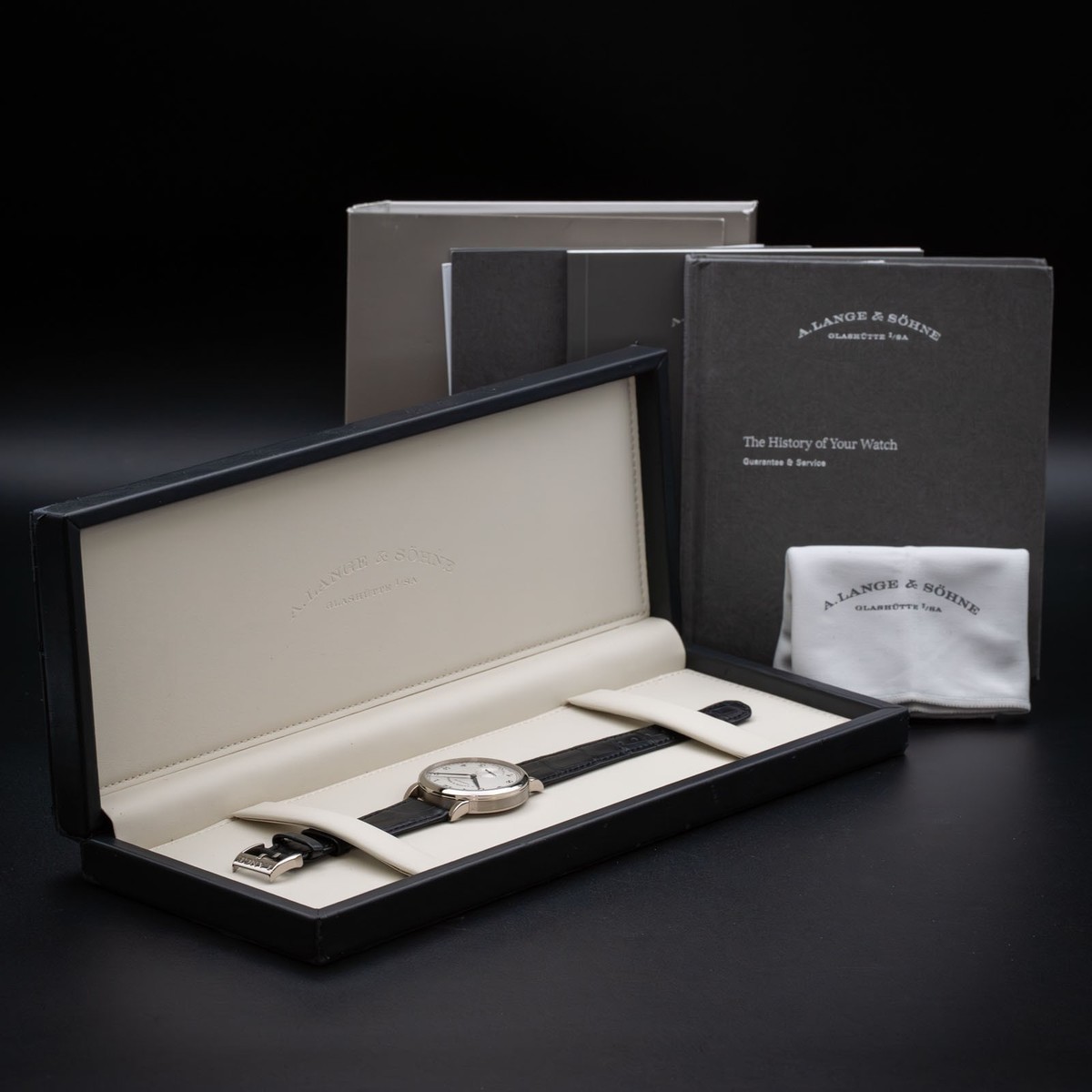 A. Lange & Sohne 1815 18kt White Gold 235.026 Complete Set | eBay