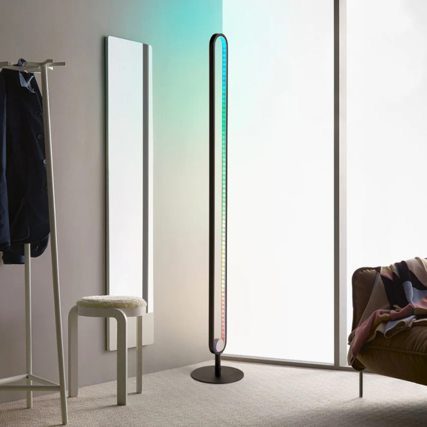 Lampadaire LED lampe moderne anti fatigue télécommande RGB Markab