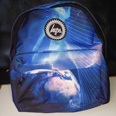Hype Rucksack Tasche Space Lightening blau Schultasche