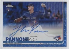 2019 Topps Chrome Rookie Blue Wave Refractor 81/150 Thomas Pannone Auto 03xg