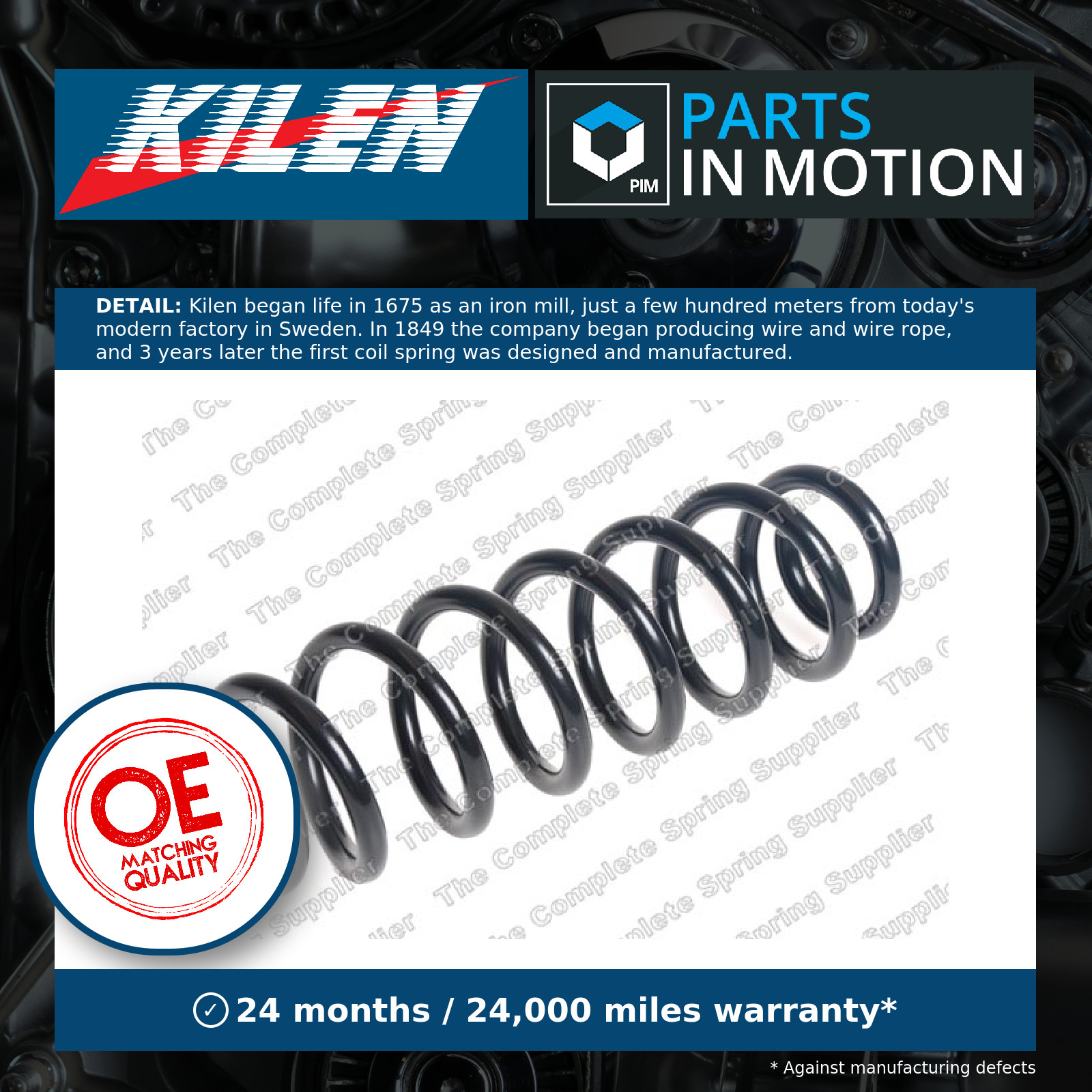 2x ✅Fits LESJOFORS LS4204300 Coil spring LS4204300 Coil spring rear ⭐UK Seller⭐ - Image 5