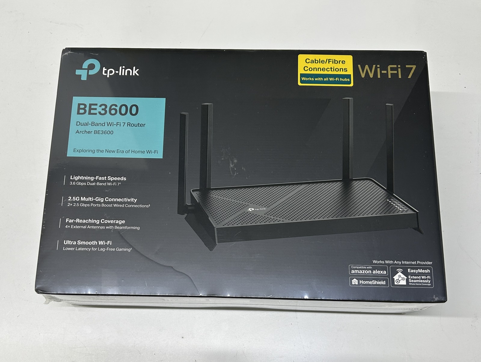 TP-Link BE3600 Dual-Band Wi-Fi 7 Router Archer Multi-Gig Fast Speed N