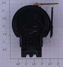 Delton 10016-9TX 2-8-0 Locomotive Firebox w/Throttle/Lever-Damaged