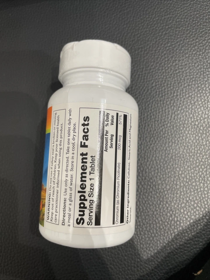 Thompson Nutritional Chromium Picolinate 60 Tablet - Изображение 3 из 4