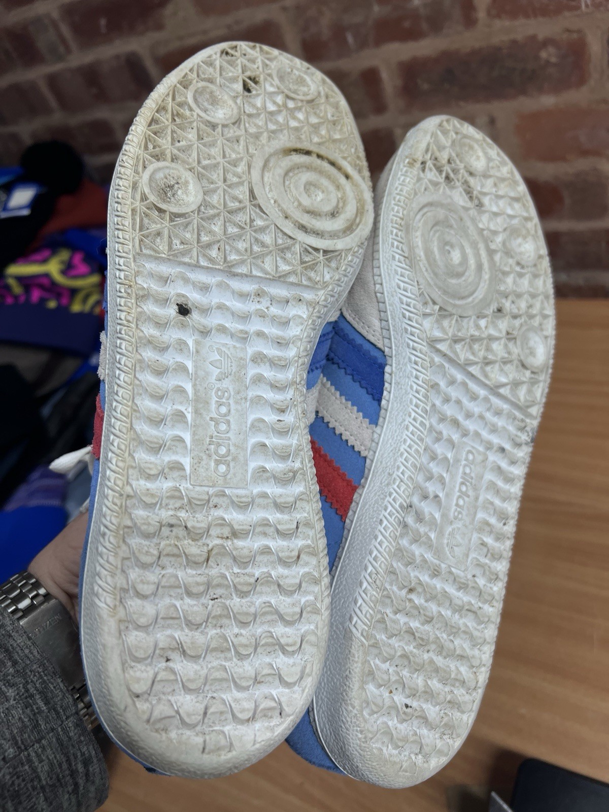 Rare 2014 MI Adidas Samba OG Lennon Britpop  Mens Trainers UK 11 image 7
