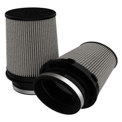 Air Filter Magnum Flow Pro Dry S Oval Tapered Gray Air Filter Pair 4.5'' FIL x