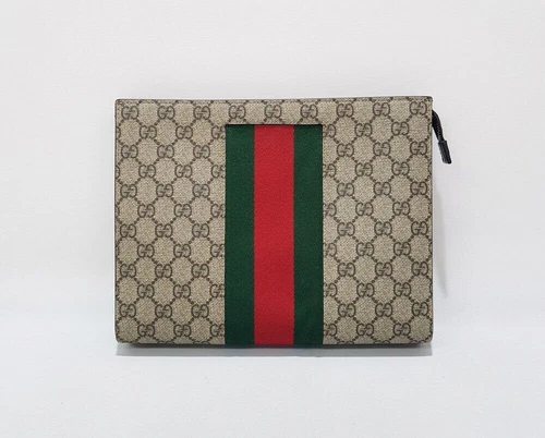 Sac pochette toile Gucci GG Supreme Ophidia Web Réf. 73316603